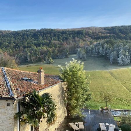 Clos De Mont July, Chambres Avec Vue Et Terrasse Dans Demeure Historique Ceyzeriat Exterior photo